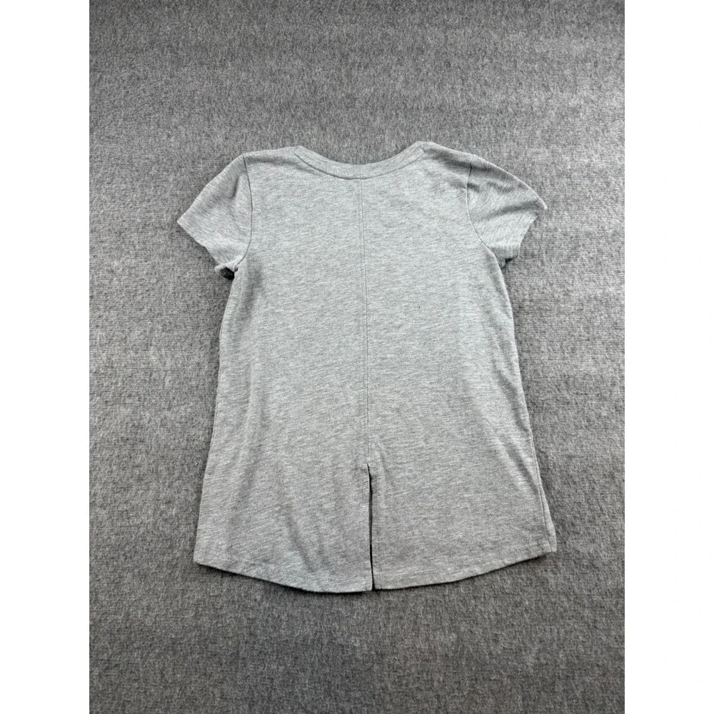 So Unicorn Graphic Tee Kids Size M (8) Gray‎ Reversible Sequin Split Back Hem